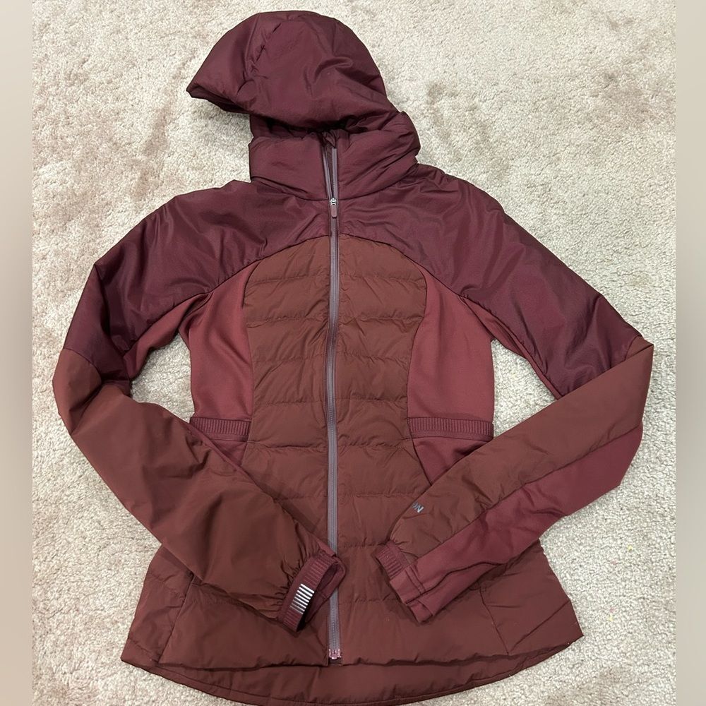 lululemon athletica Burgundy Puffer Jacket